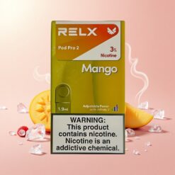 RELX Pod Pro 2 600 פיות 3% ניקוטין מנגו קרח