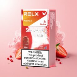RELX Pod Pro 2 600 שאיפות 3% ניקוטין תות פרץ