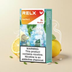 RELX Pod Pro 2 600 נשיקות 5% ניקוטין לימון נענע