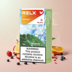 RELX Pod Pro 2 600 פיות 5% ניקוטין מנתול