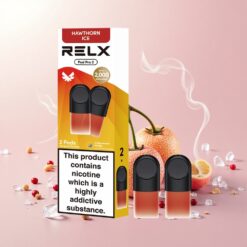 Relx Pod Pro 2 600 פעימות 1.8% ניקוטין 1.9 מ"ל קיבולת תרסיס שיער קרח