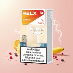 Relx Pod Pro 2 600 פעימות 3% ניקוטין בננה קפואה