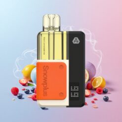 Snowplus Swift 15000 שאיפות ערכת פוד סוללה לשימוש חוזר 2+10 מ"ל לימון כחול פטל