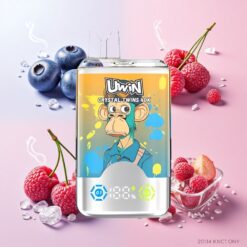 UWIN Crystal Twins 40000 מפיות אוכמנית פטל דובדבן קרח