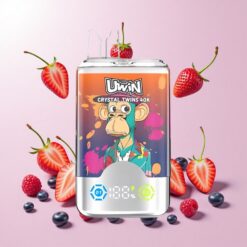 UWIN Crystal Twins 40000 פעימות תות פטל דובדבן מר בלו