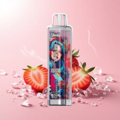 Uwin Crystal 10000 פאפים RGB תות קרח