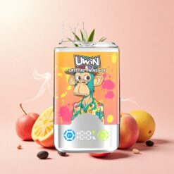 Uwin Crystal Twins 40000 שאיפות אפרסק מנגו אננס רד בול