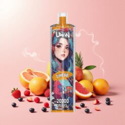 Uwin Shisha Hookah Crystal 20000 פאפים אהבה 66