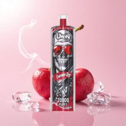 Uwin Shisha Hookah Crystal 20000 פיות דובדבן אייס