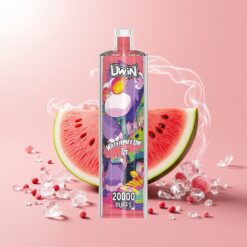 Uwin Shisha Hookah Crystal 20000 פאפים אבטיח קר