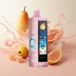 Elf Bar Planet 25000 מפיות סוללה נטענת אפרסק לבן Baja Splash