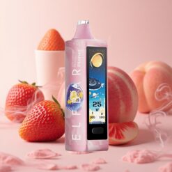 Elf Bar Planet 25000 שאיפות סוללה נטענת תות אפרסק+